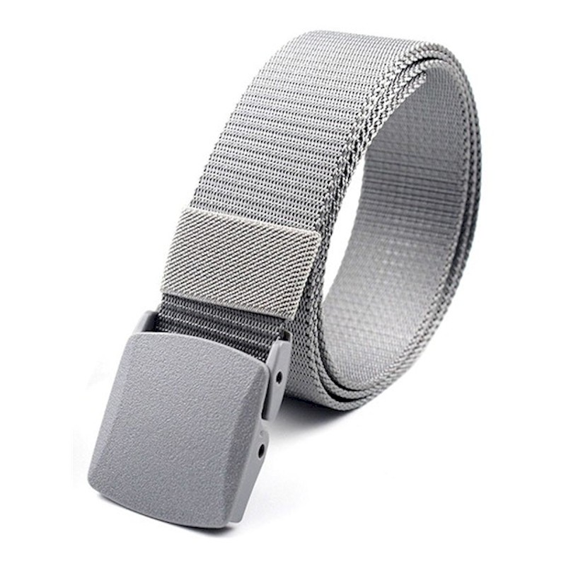 TAC-XG-TB2-GRY Adjustable Nylon Belt with Plastic Buckle, Gray
