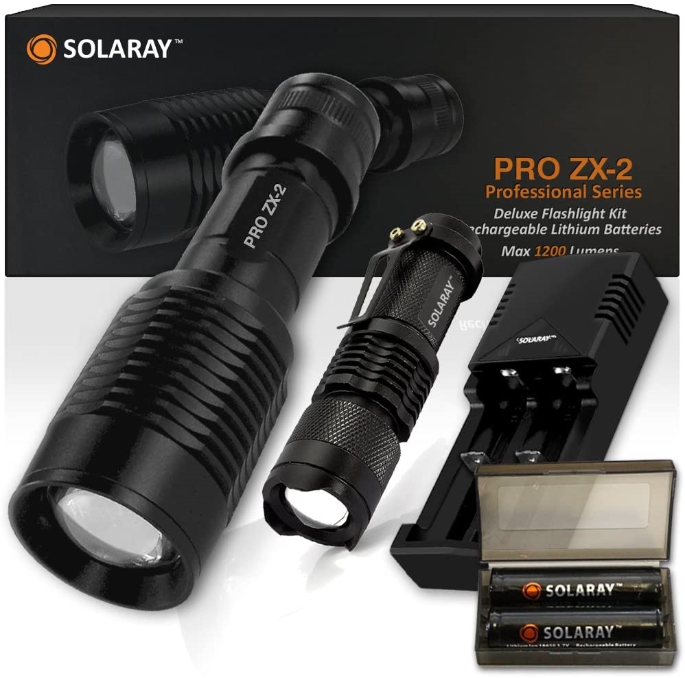 ZX-2-KIT Complete LED Flashlight Kit for Home and Professionals