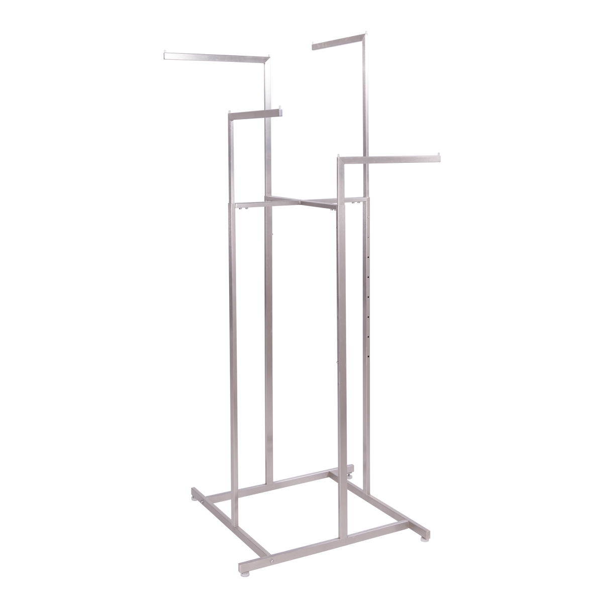 Picture of Econoco BQ4W 4-Way Rack with Straight Arms, Satin Nickel