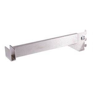 Picture of Econoco BQCR12SN 12 in. Blade Bracket with 0.5 x 1 in. Tube, Satin Nickel
