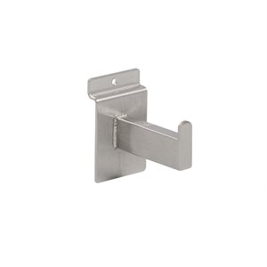 Picture of Econoco BQRW3SN 3 in. Faceout Rectangle Tubing for Slatwall, Satin Nickel