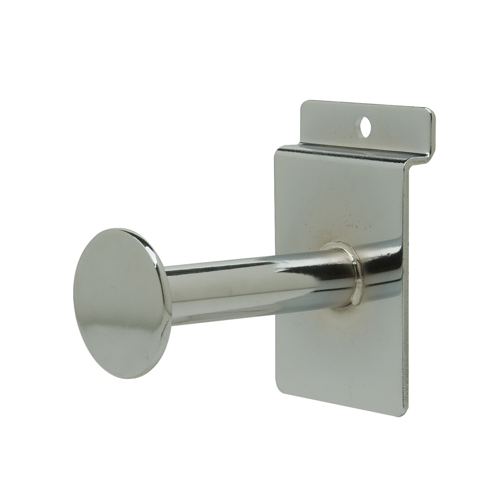 SW-FRC Slatwall Single Garment Display - Chrome