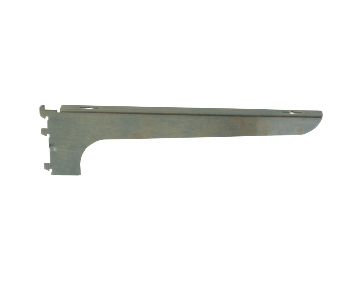 WBL14 14 in. Left Wood Shelf Bracket - Satin Zinc