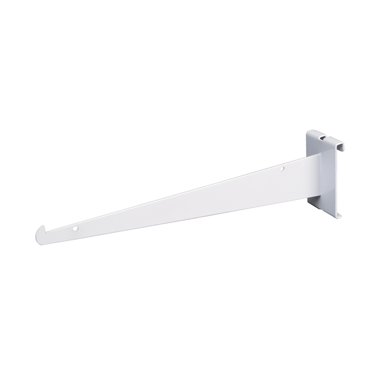 WTE-12KB 12 in. Shelf Bracket, White - Semigloss