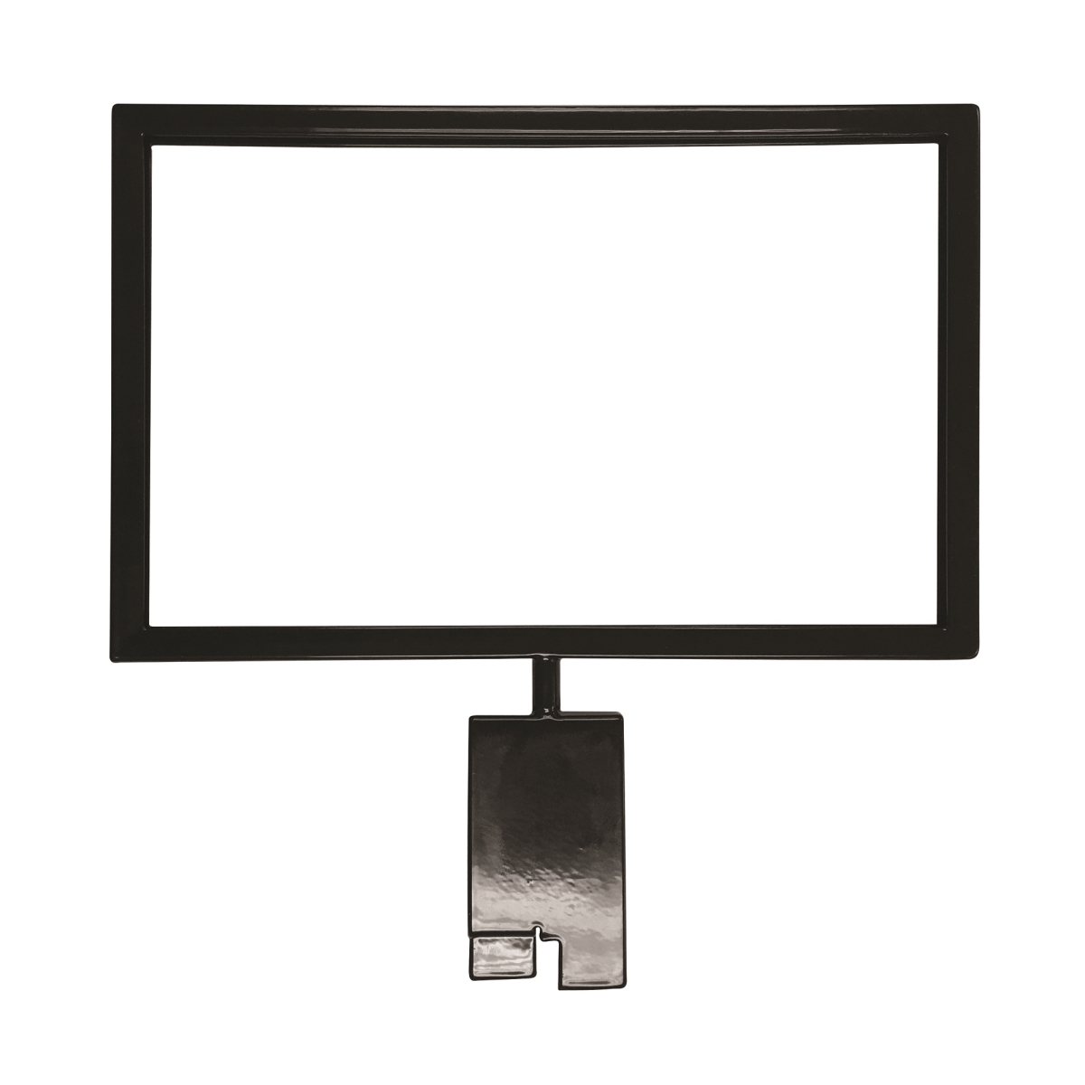 BLKMC711 7 x 11 in. Metal Sign Holder for Gridwall, Black