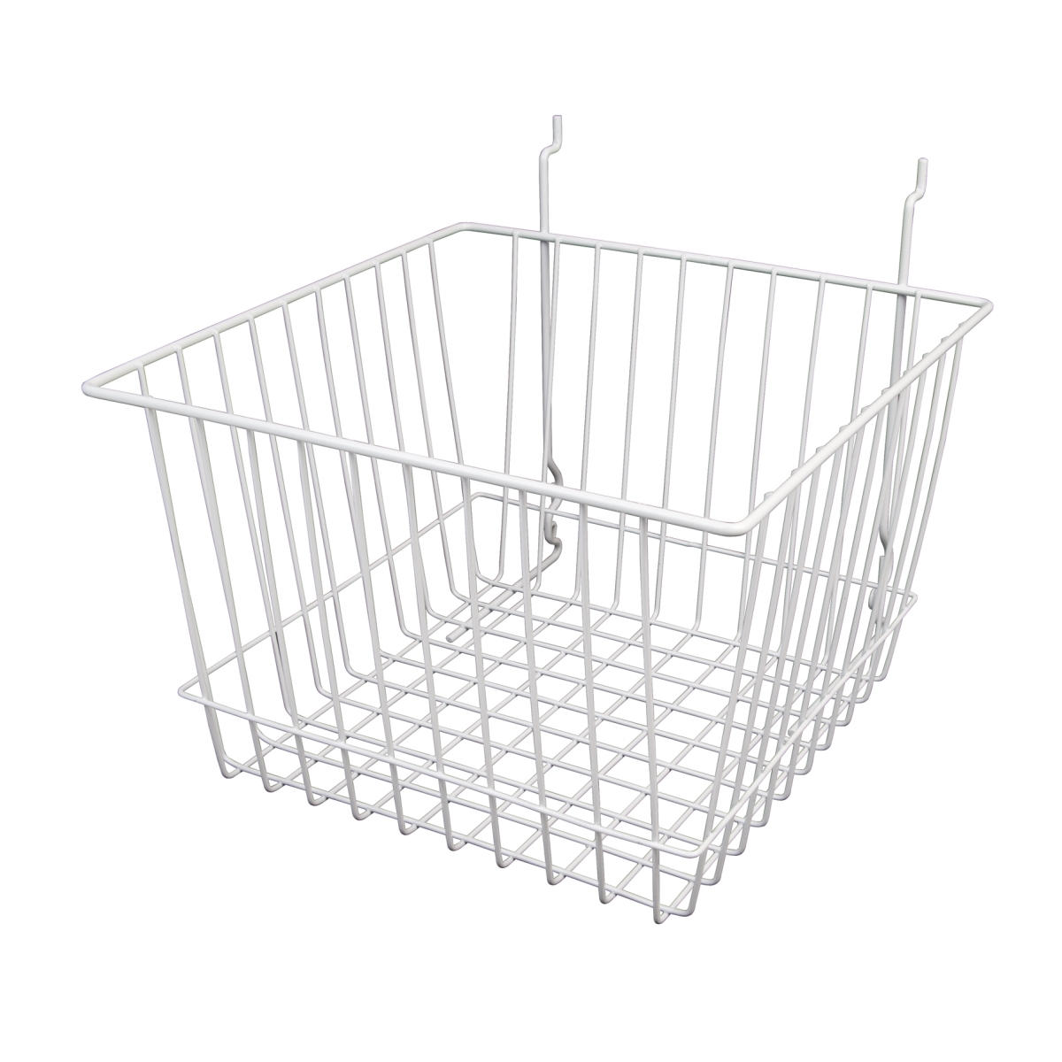 BSK15-W 12 x 12 x 8 in. Deep Basket  White - Semigloss  Pack of 6 -  Econoco, BSK15/W