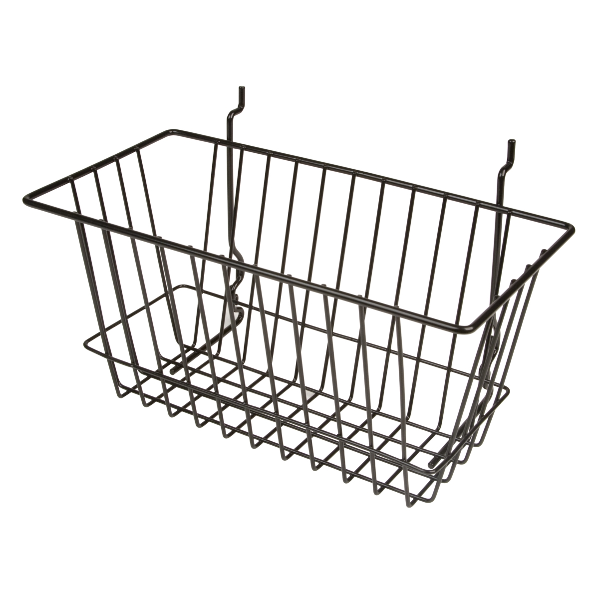 BSK17-B 12 x 6 x 6 in. Narrow Basket  Black - Semigloss  Pack of 6 -  Econoco, BSK17/B