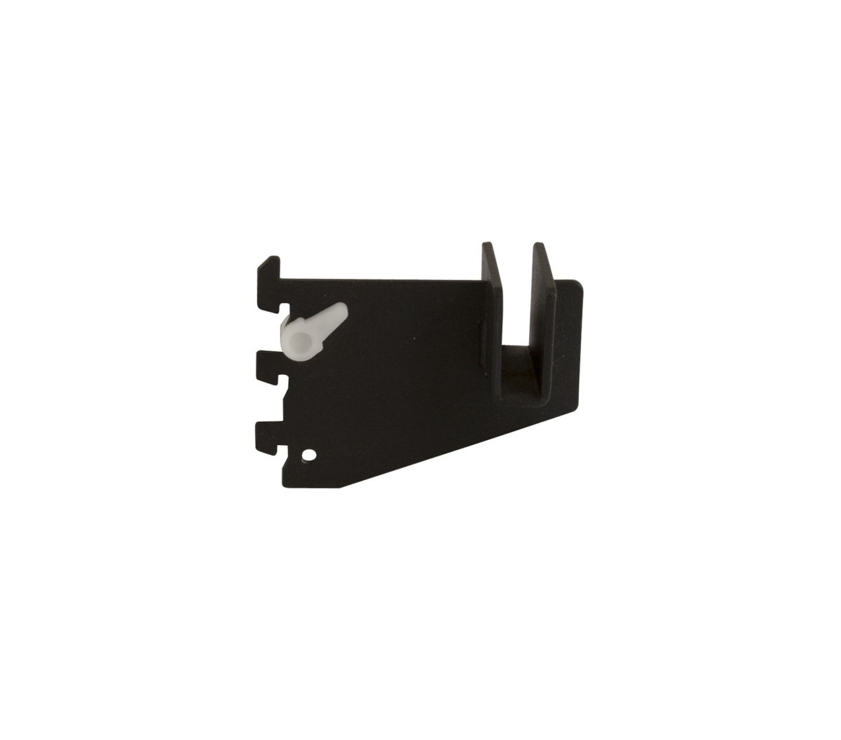 CR3-MAB 3 in. Blade Bracket for 0.5 x 1.5 in. Rectangular Tubing with Nylon Stabilizer, Black - Matte
