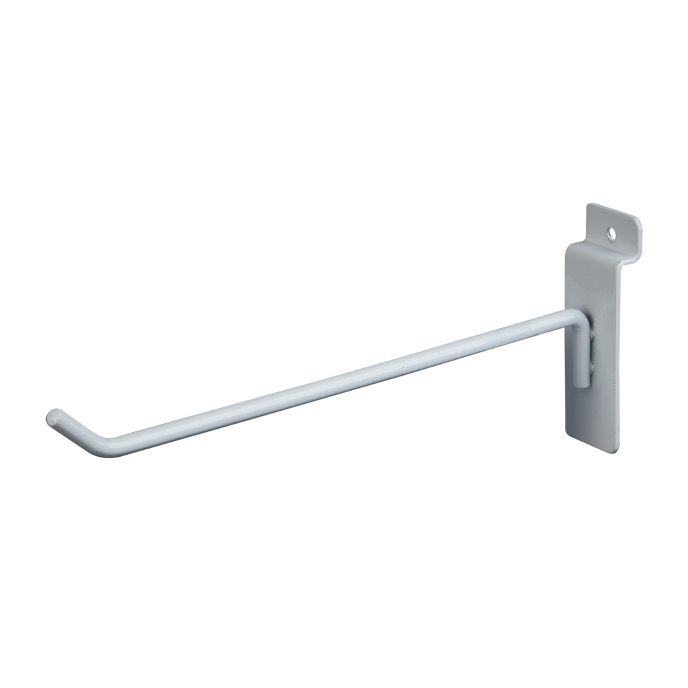 EWH-H8 8 in. Deluxe Hook, White - Semigloss