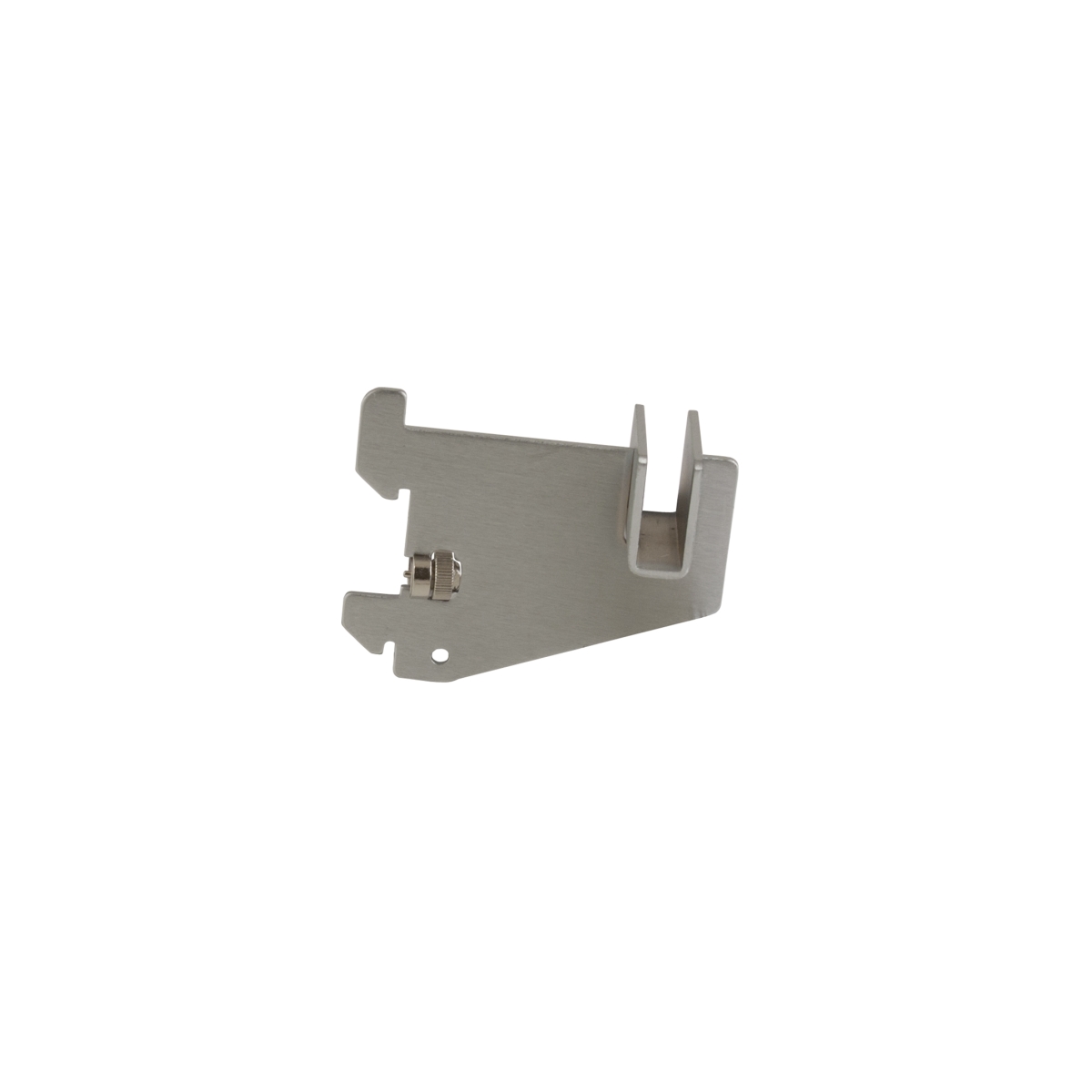 GR3-SC 3 in. Blade Bracket for 0.5 x 1.5 in. Rectangular Tubing - Satin Chrome