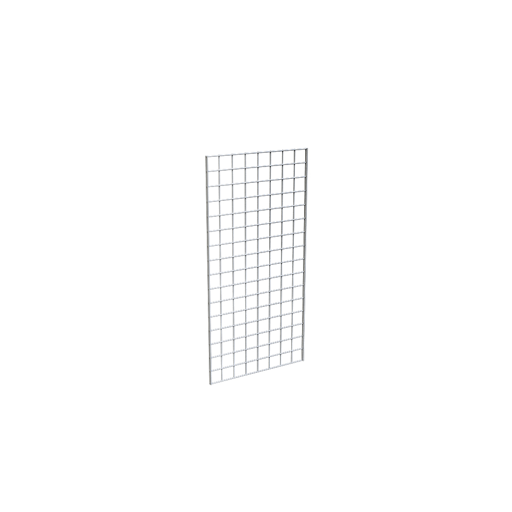 Picture of Econoco P3GW24 2 x 4 ft. Gridwall Panels - Chrome  Pack of 3