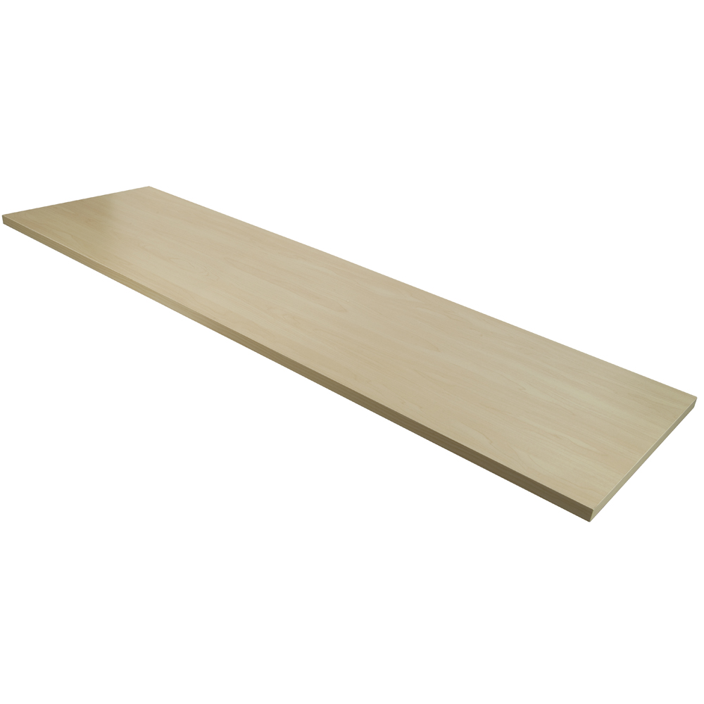 PW-1448MP 14 x 48 in. Melamine Shelf, Maple