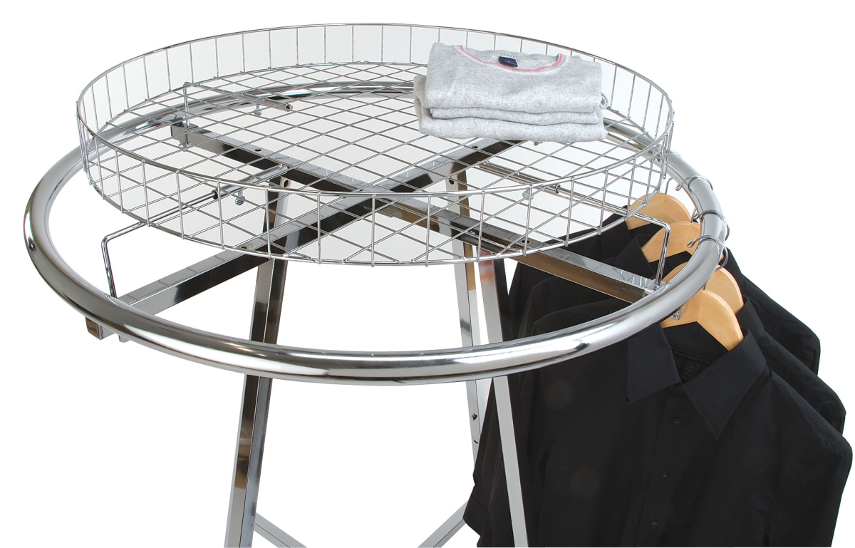 Picture of Econoco 30RTC Grid Basket Rack Topper - Chrome