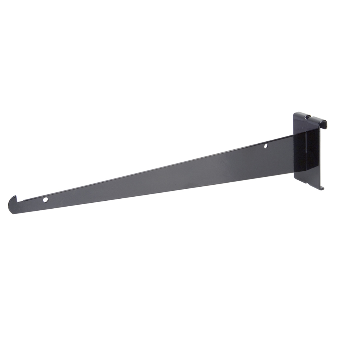 BLK-14KB 14 in. Shelf Bracket, Black - Semigloss