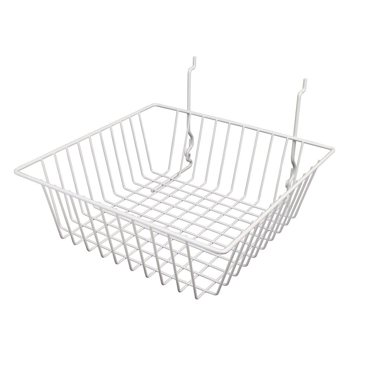 BSK13-W 12 x 12 x 4 in. Small Basket  White  Pack of 6 -  Econoco, BSK13/W