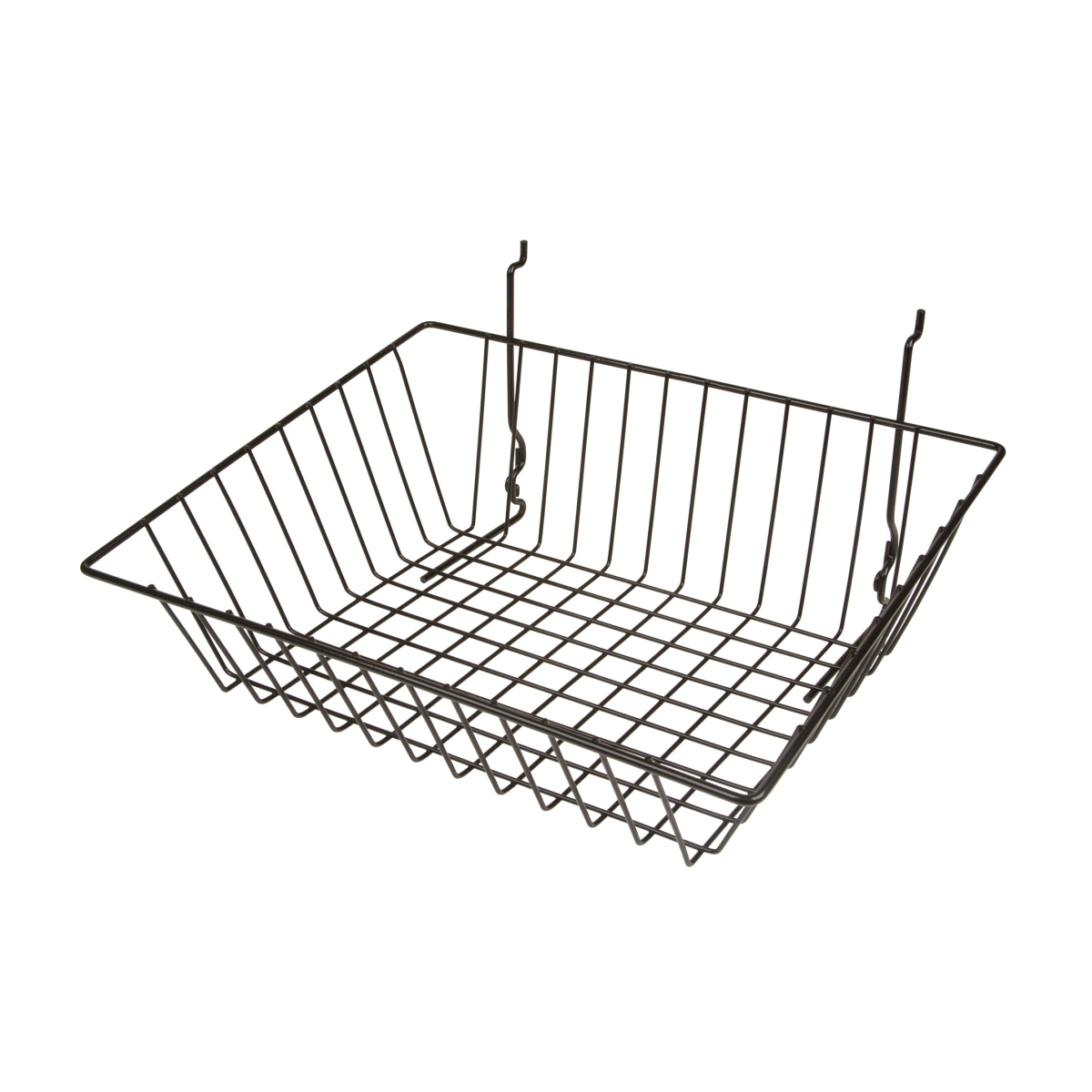 BSK16-B 15 x 12 x 5 in. Sloping Basket  Black - Semigloss  Pack of 6 -  Econoco, BSK16/B