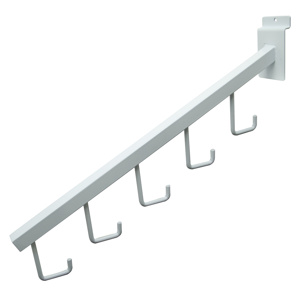 Picture of Econoco EWH-5H 5 Hook Waterfall&#44; White - Semigloss