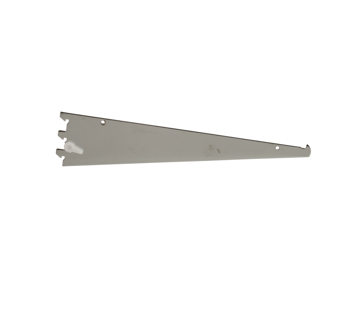 GB12 12 in. Shelf Bracket with Nylon Stabilizer - Chrome