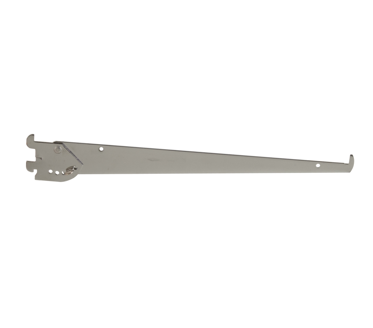 GC14 14 in. Adjustable Tap-in Style Shelf Bracket - Chrome