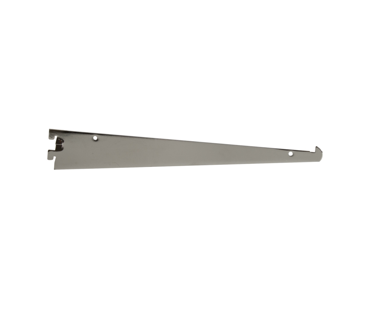 GHD12 12 in. Heavy Duty Tap-in Style Shelf Bracket - Chrome