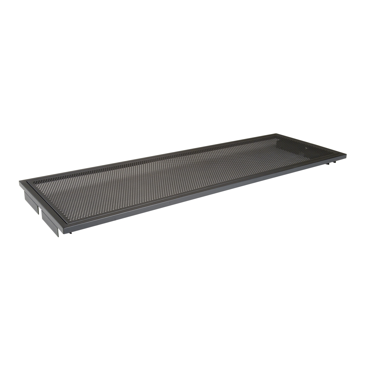 Picture of Econoco MLS43-MAB 43 in. Perforated Metal Shelf for Mirage Mini-Ladder System, Black - Matte