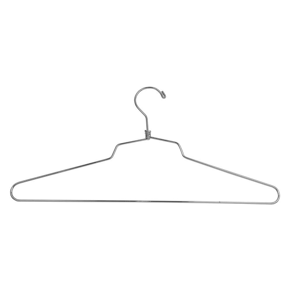 Picture of Econoco SLD-16 16 in. Steel Blouse &amp; Dress Hanger with Regular Hook - Chrome  Pack of 100