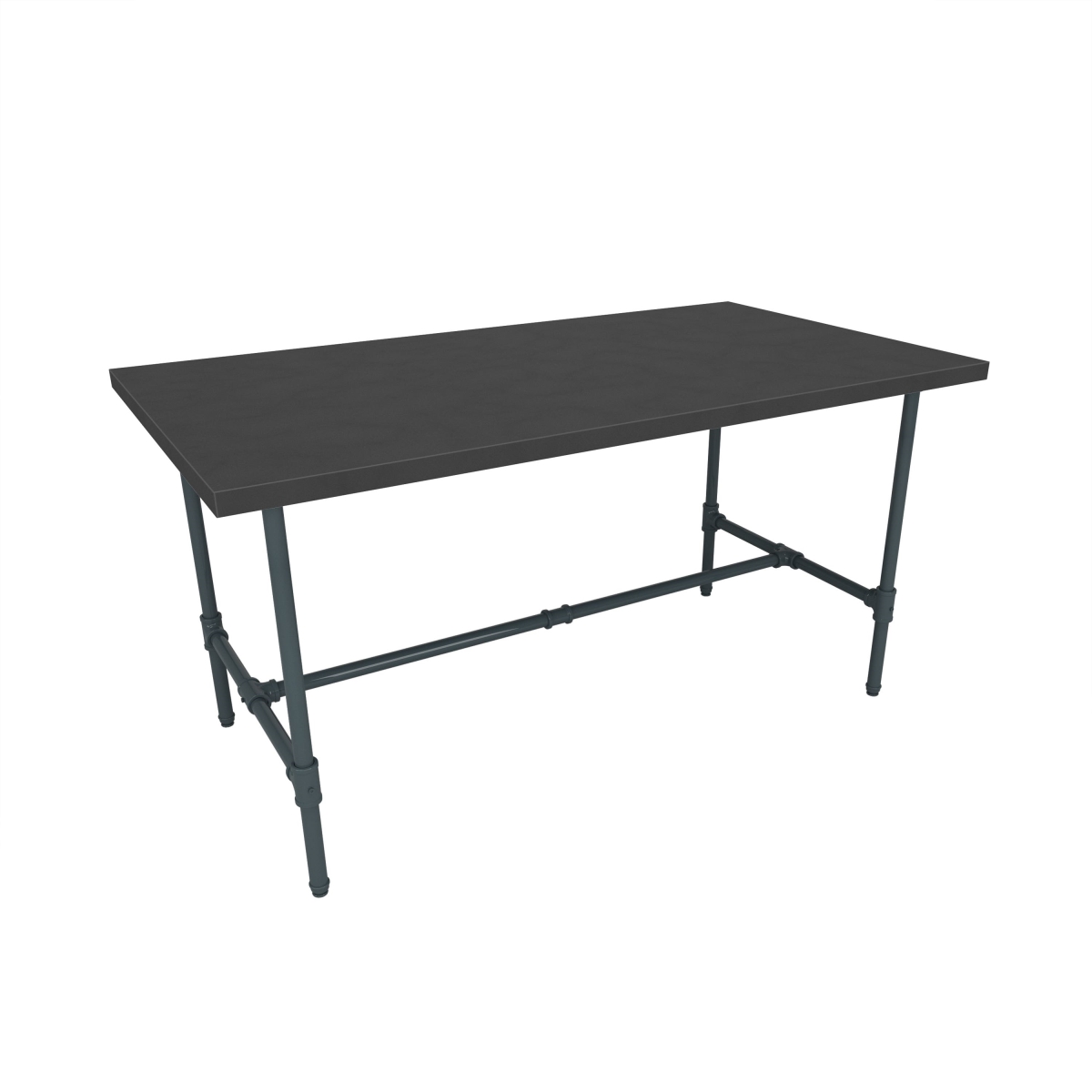 Pipeline Large Nesting Table for Grey Frame Plus Black Table Top