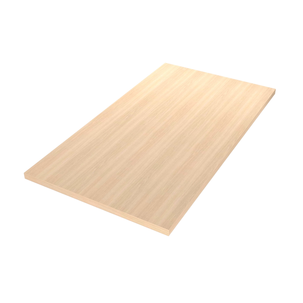 PSNTSMDFOAK 48 x 24 in. Pipeline Nesting Table Tops Only - Raw Oak Woodgrained Melamine