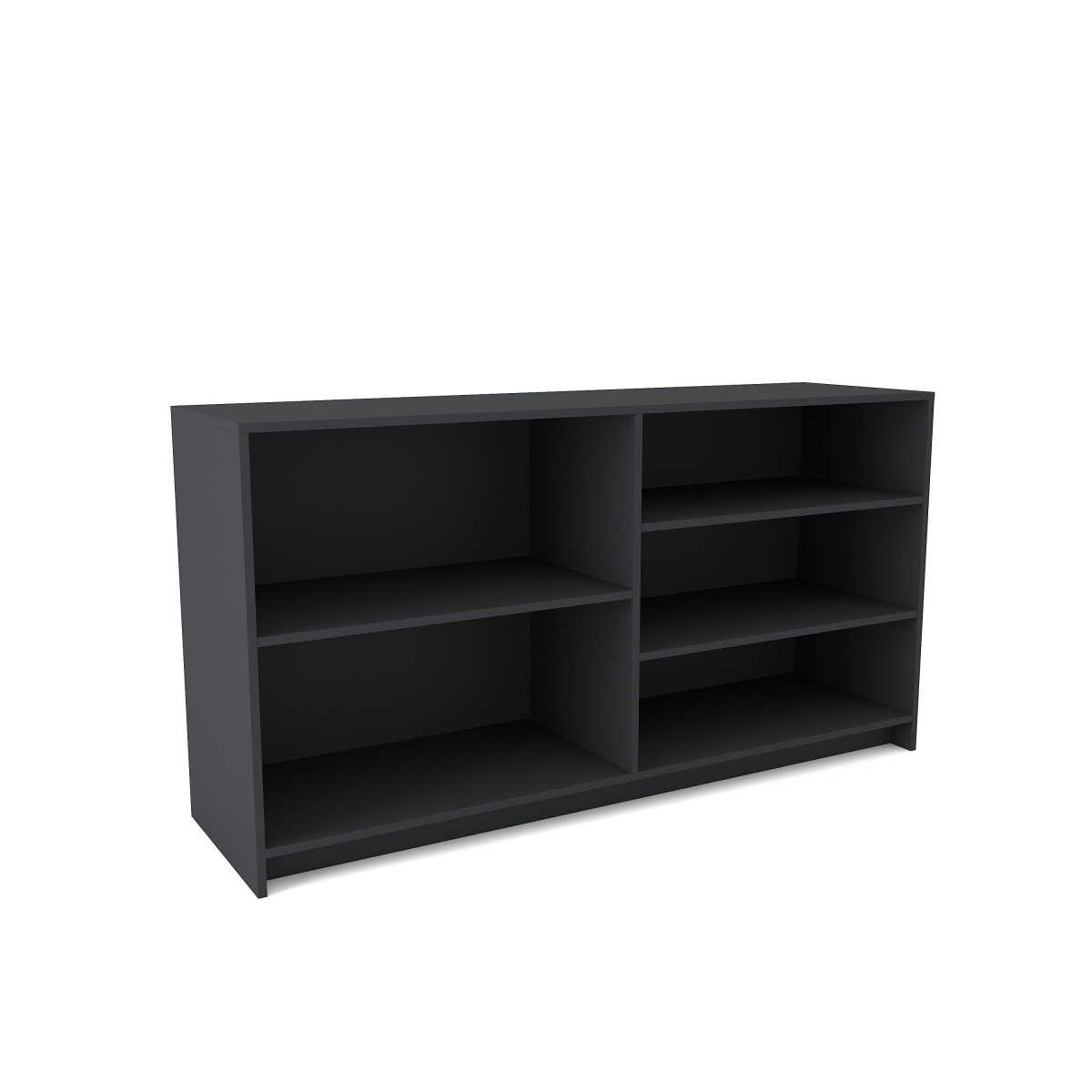 PW-WC72BK 72 in. Long Wrap Counter Unit - Black