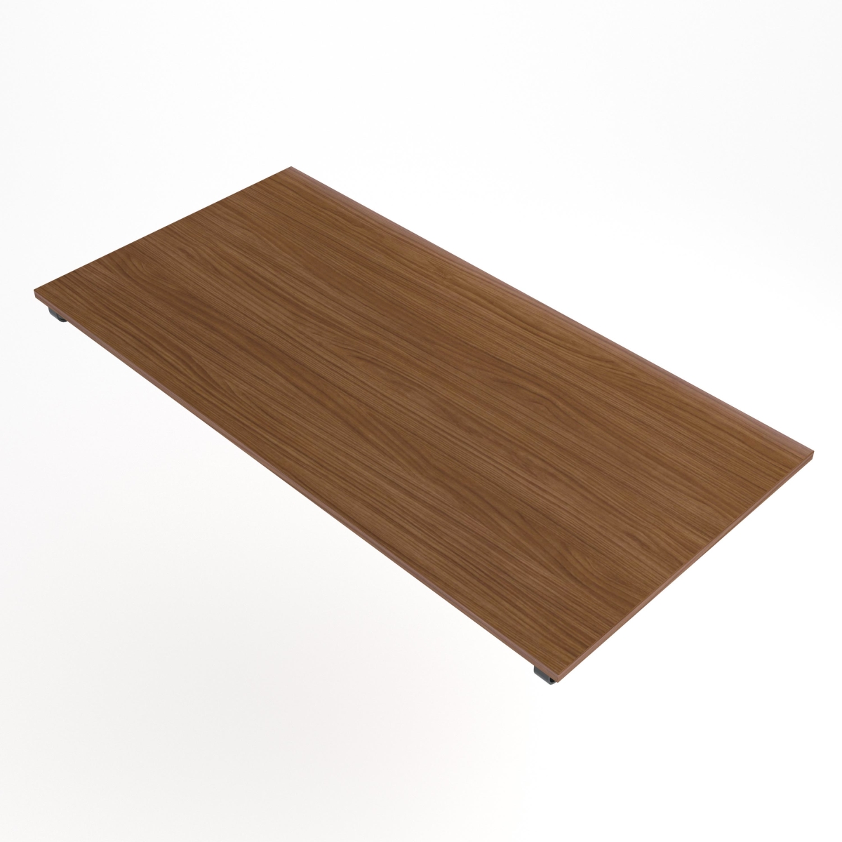PSBBLLADJSBN Base Shelf for Pipeline Adjustable Double Bar Ballet Rack - Dark Brown Wood Grain Base Shelf