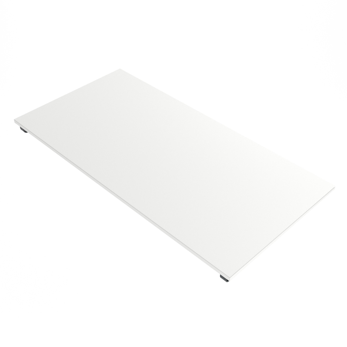 PSBBLLADJSWH Base Shelf for Pipeline Adjustable Double Bar Ballet Rack - White Base Shelf