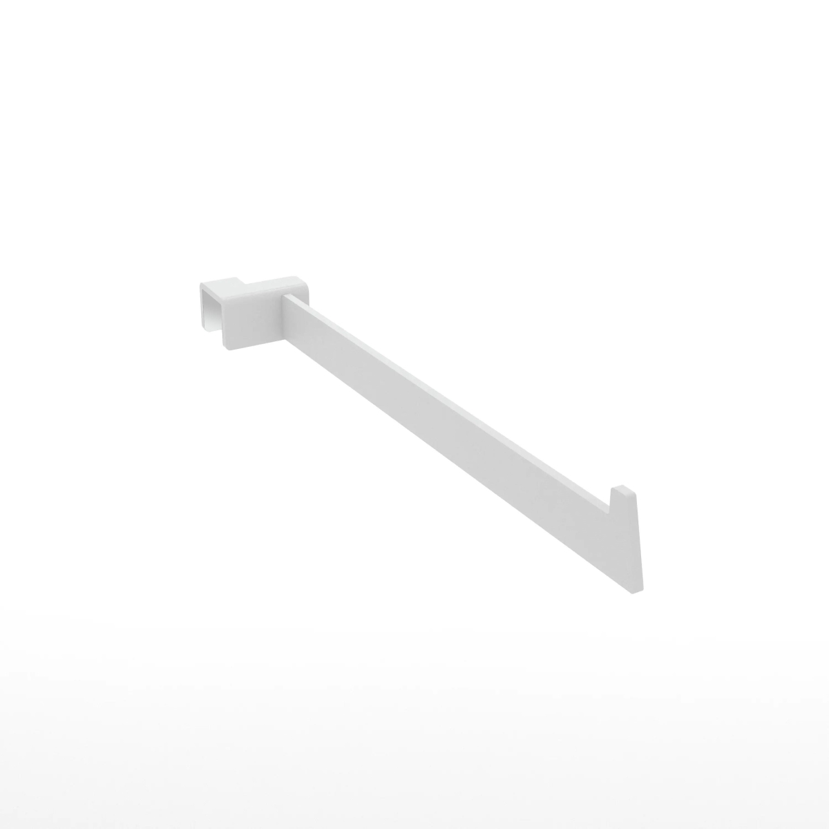 APFO12W 12 in. Aspect Saddle Mount Faceout for Retail Display - Gloss White