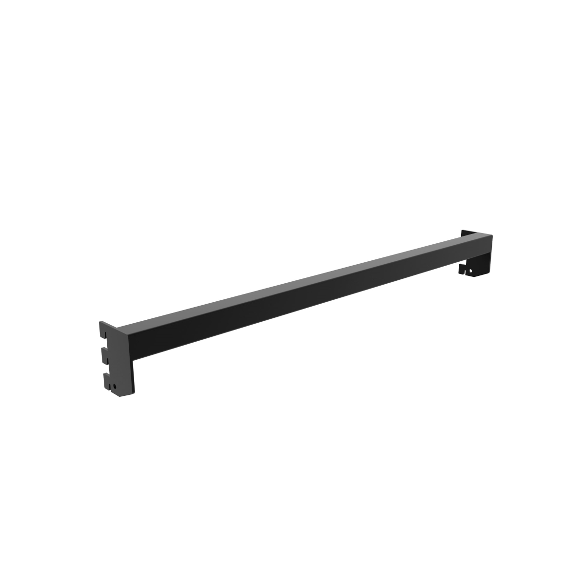 APHR24MAB 22.875 x 1 in. Aspect Retail Display Bar for Saddle Mount Accessories - Matte Black