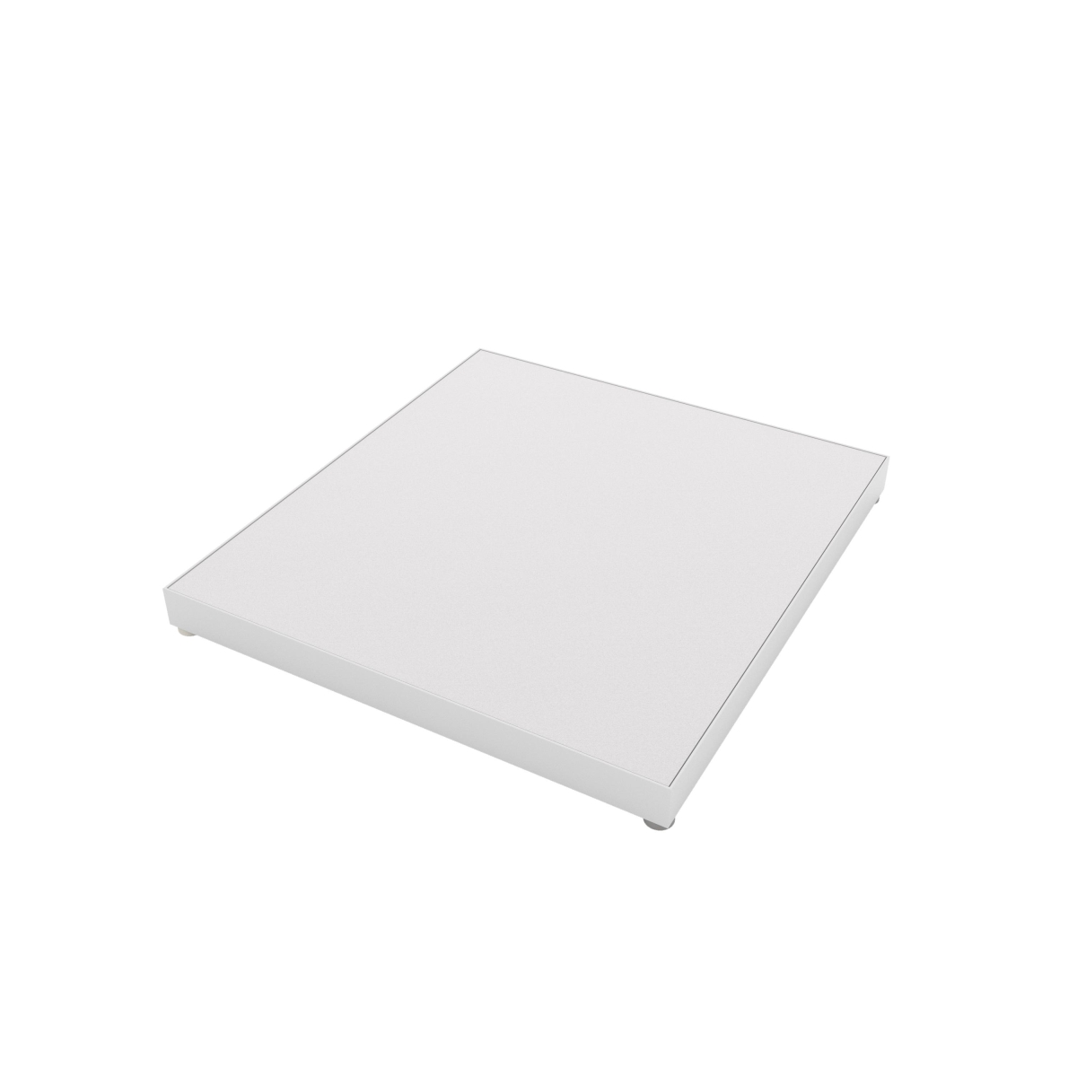 APMPW 23.53 x 25.56 x 2 in. Aspect Mannequin Retail Display Platform - Gloss White