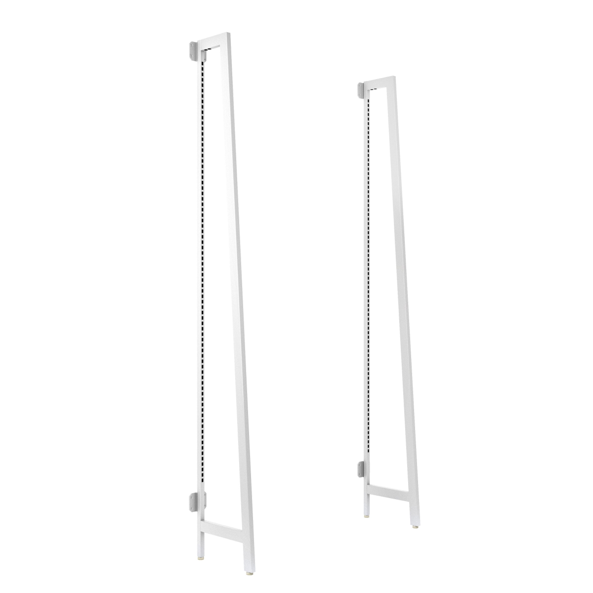 APORW 96 in. Aspect Outrigger Upright Pair for Retail Display - Gloss White