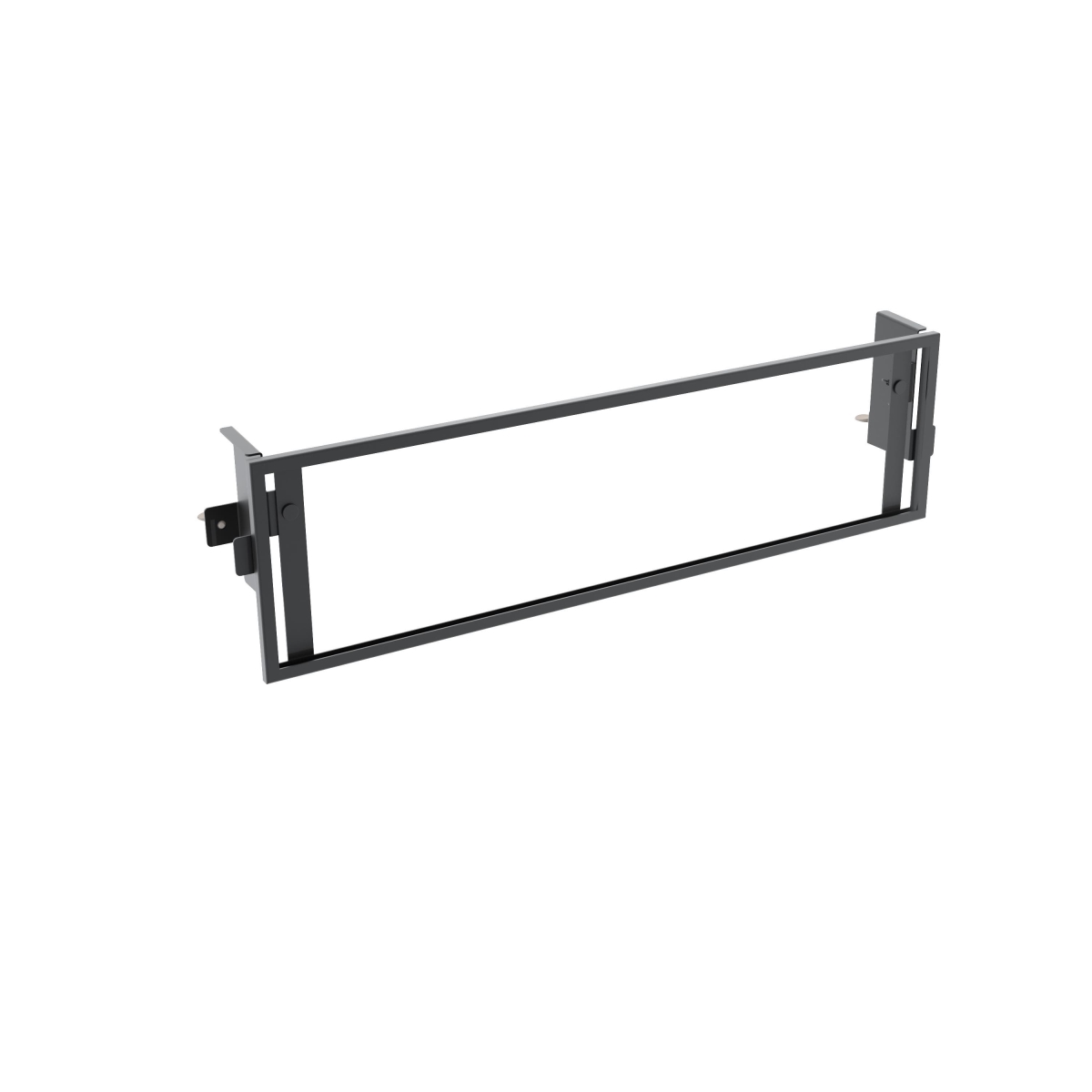 APSH24ORMAB 22.93 in. Aspect Sign Holders for Outrigger Uprights - Matte Black