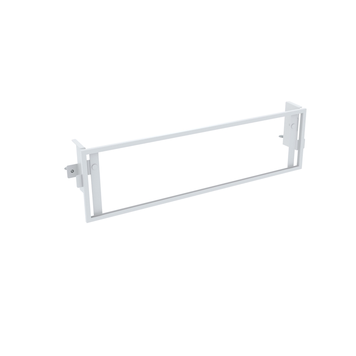 APSH24ORW 22.93 in. Aspect Sign Holders for Outrigger Uprights - Gloss White