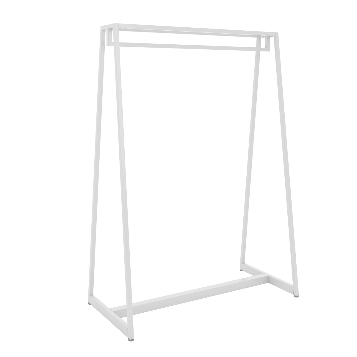 APA48NWW 48 x 68 in. Aspect Ballet Bar Garment Rack - Gloss White