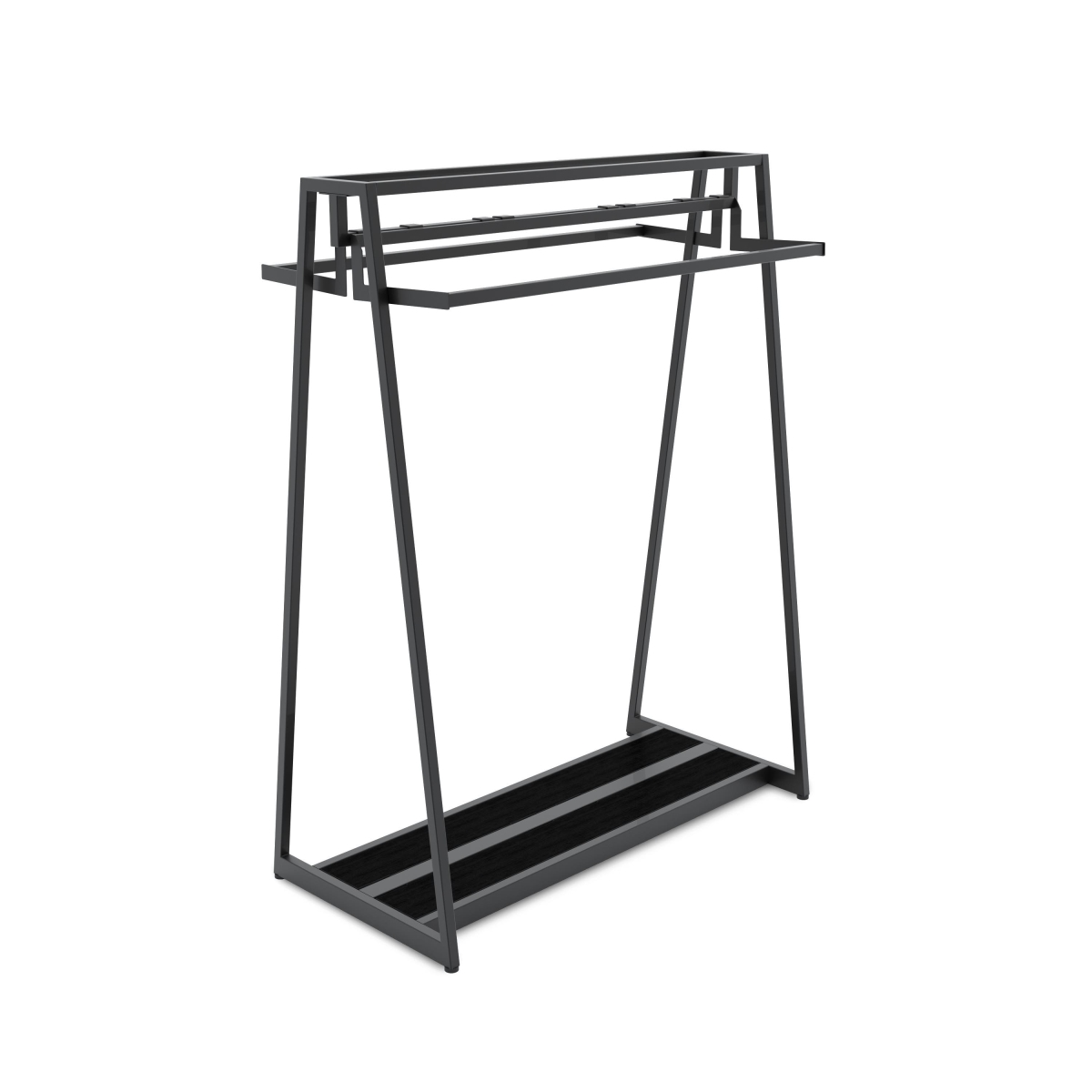 APA48KIT1B 48 in. Aspect Floor Merchandiser for Hanging Apparel - Kit 1 - Matte Black