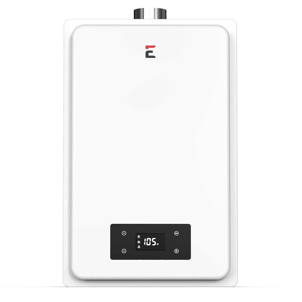 6 GPM Indoor Natural Gas Tankless Water Heater, White -  TotalTurf, TO3496722