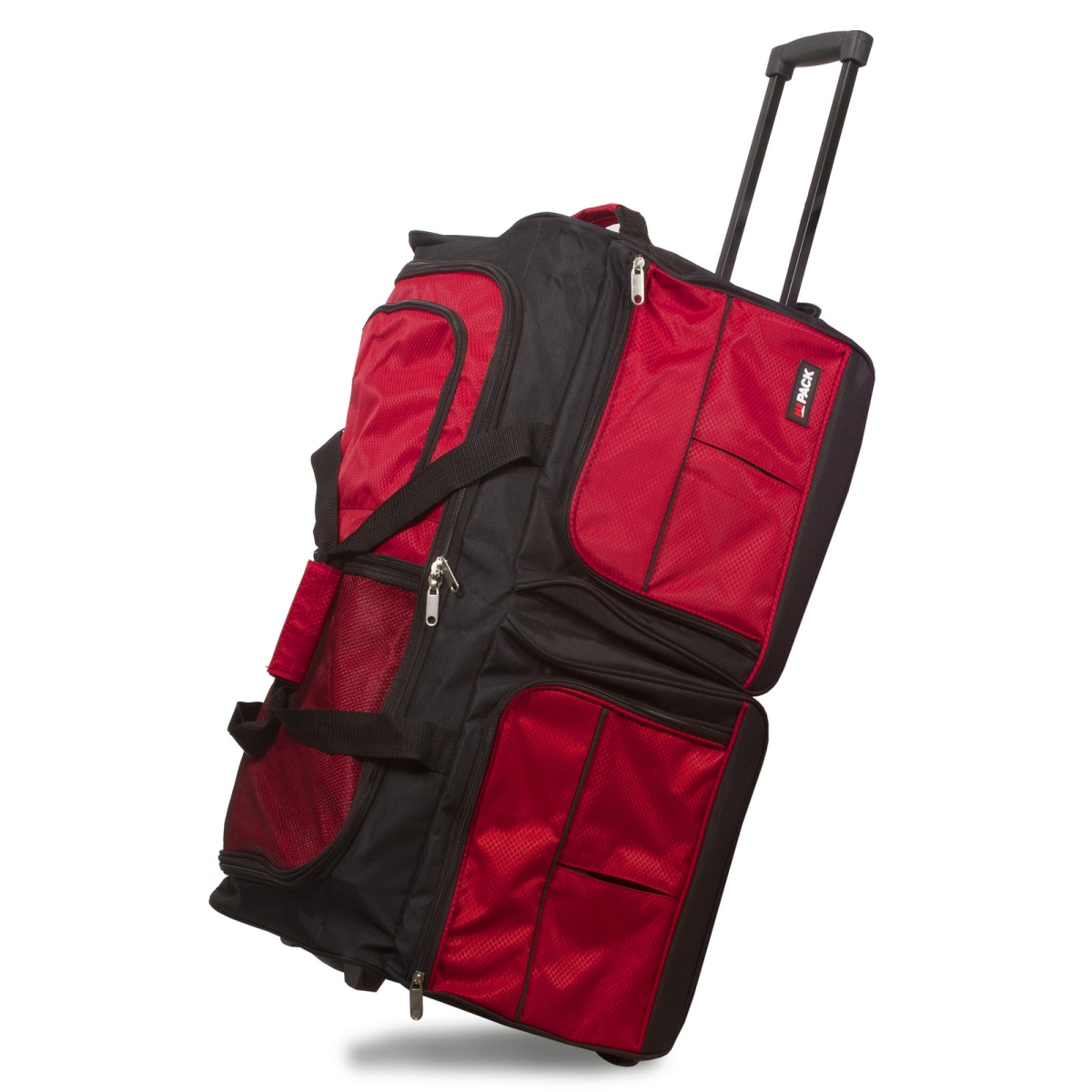 Picture of Hipack 25PRD28SB-RED 28 in. Heavy Duty Rolling Duffle Bag - Red