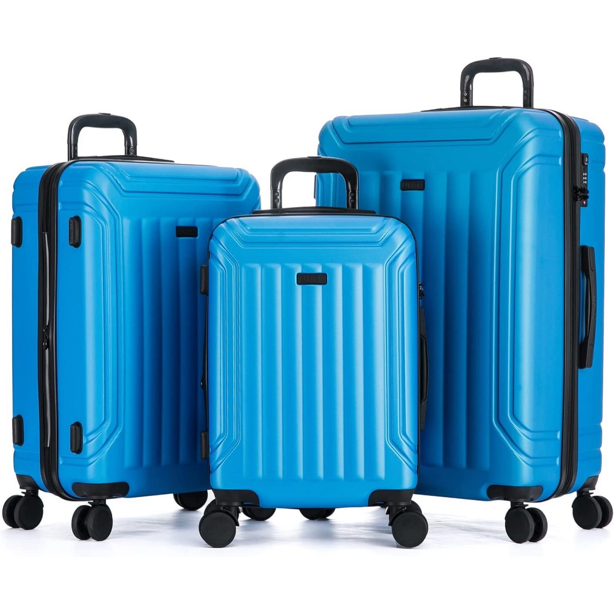 Picture of Hipack 25HP2107-BLUE Hipack Rover   Generation Hardside 3-Piece Luggage Set - Blue