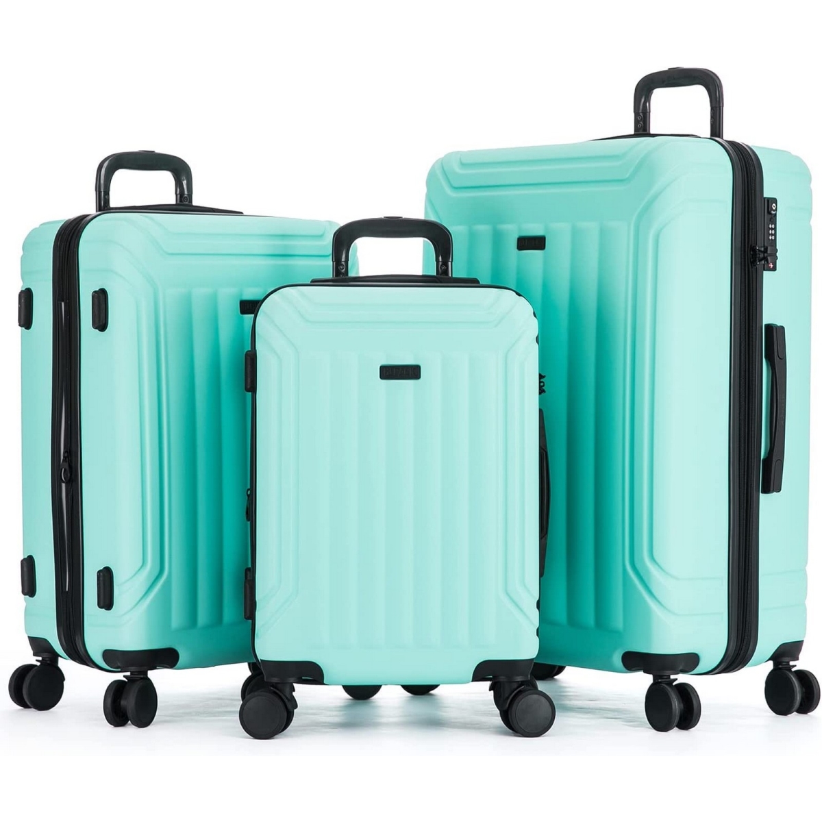 Picture of Hipack 25HP2107-MINT Hipack Rover   Generation Hardside 3-Piece Luggage Set - Mint