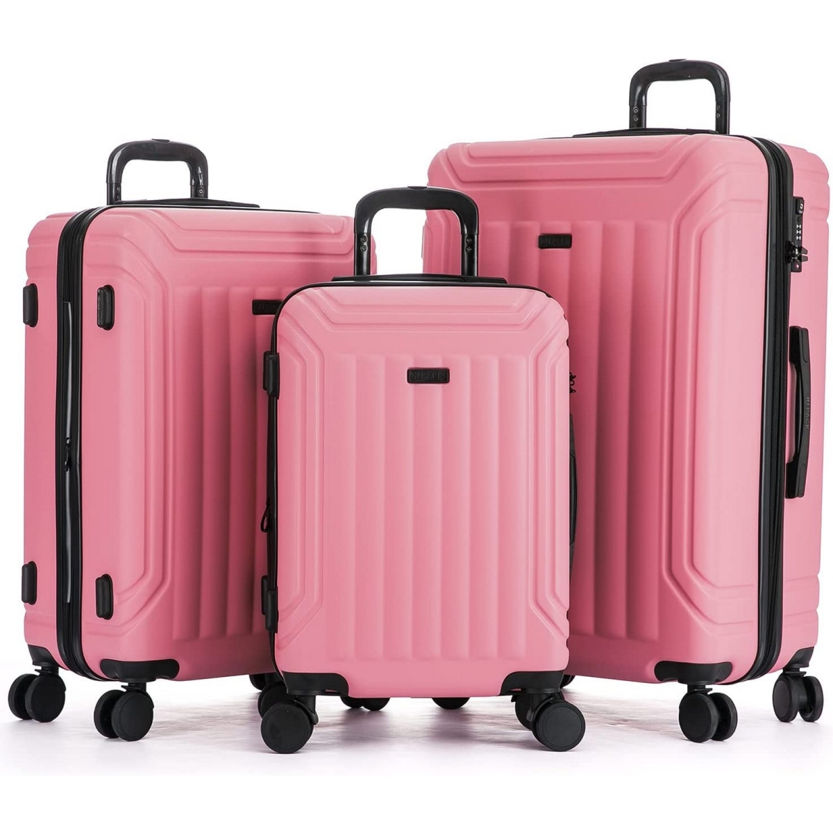 Picture of Hipack 25HP2107-ROSE Hipack Rover   Generation Hardside 3-Piece Luggage Set - Rose