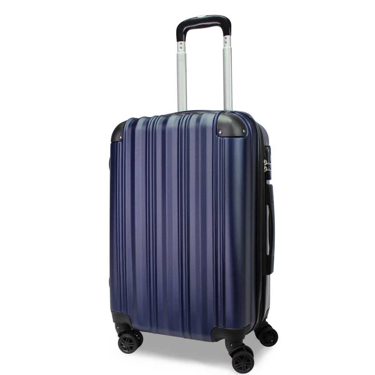 WT75710-20-NAVY  Kemyer Quest 20-Inch Carry-On Hardside Lightweight Expandable Spinner Suitcase Luggage - Navy