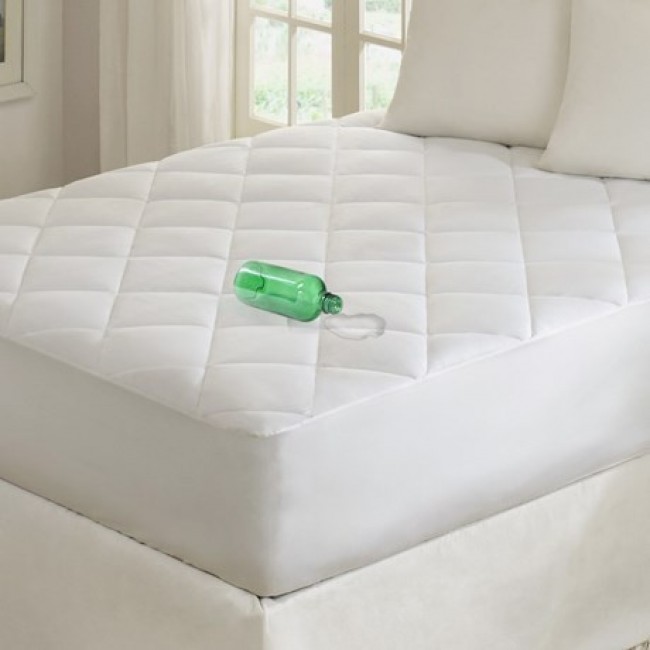 Waterproof Mattress Pad - White - King Size - Soft and Supportive