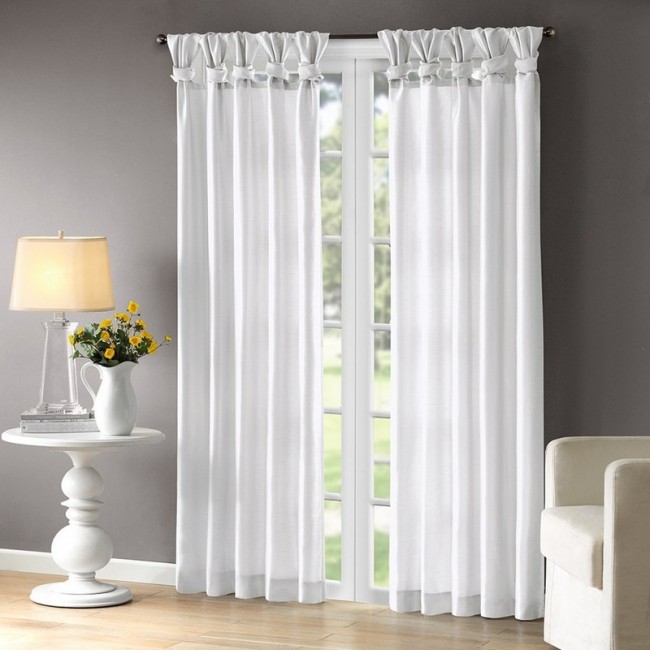 Emilia Window Curtain - White