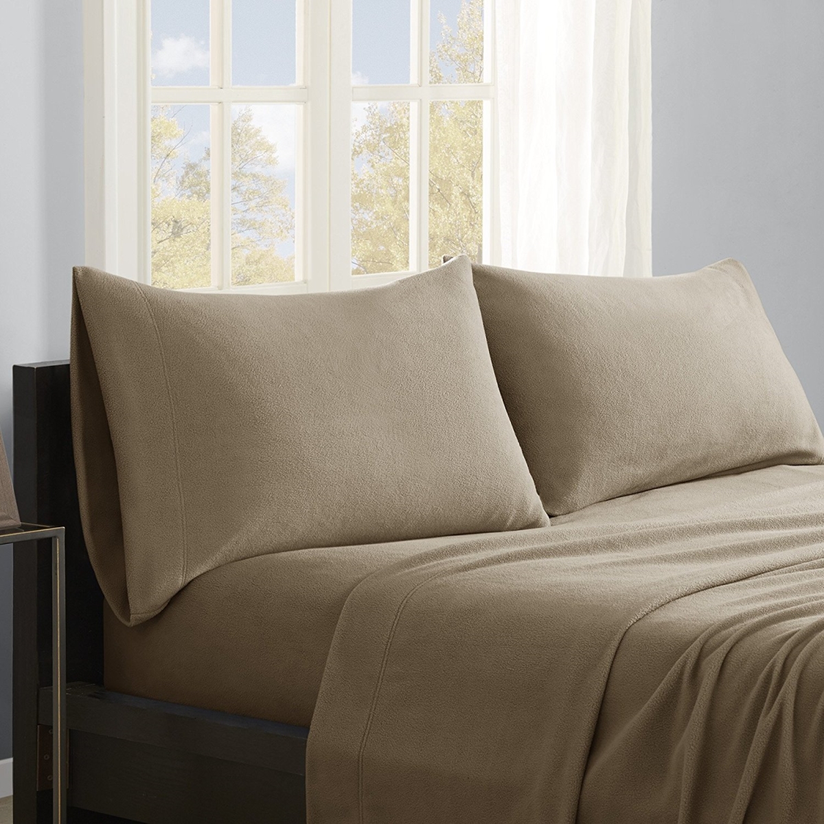 True North  Micro Fleece Sheet Set, Queen - Brown