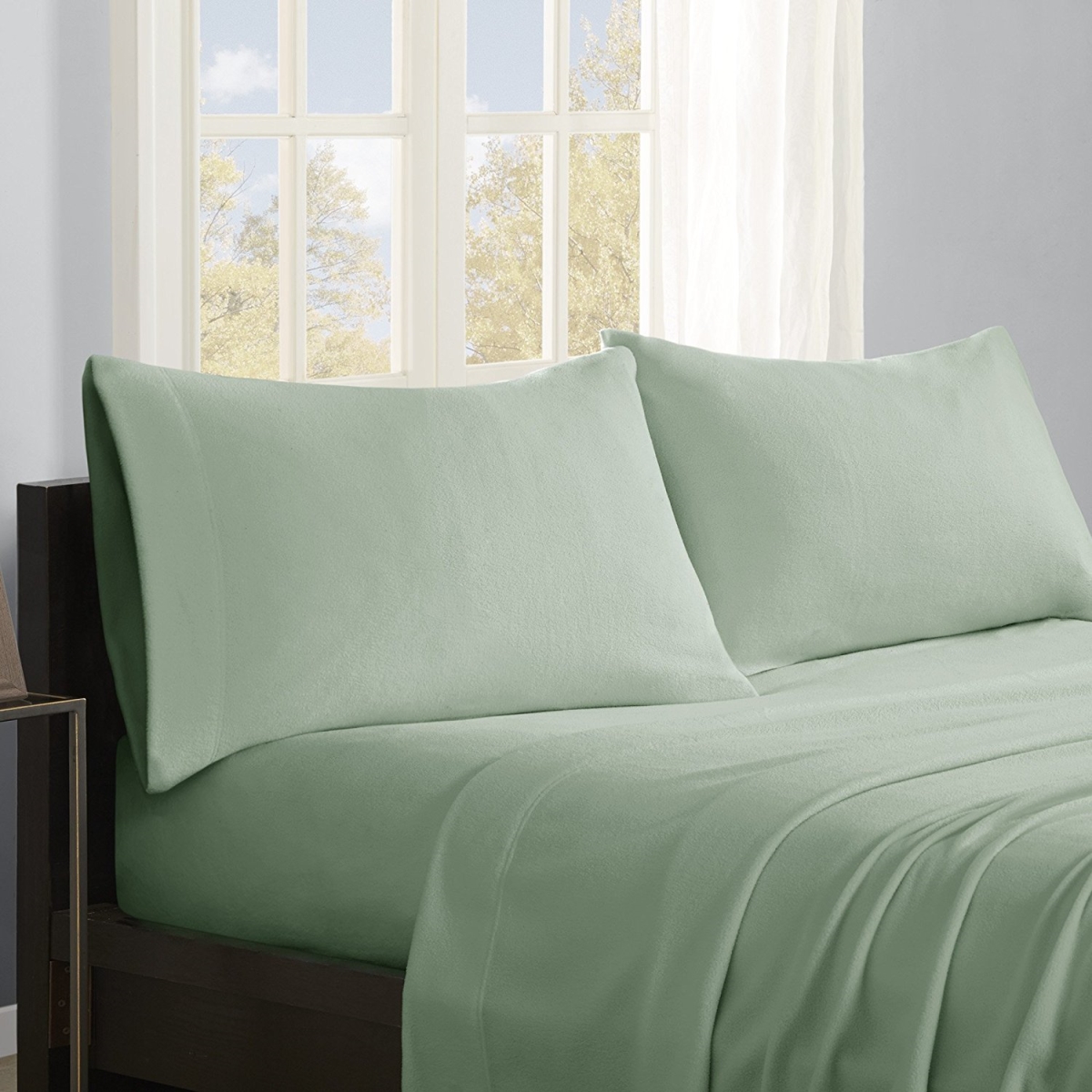 True North  Micro Fleece Green Sheet Set - California King