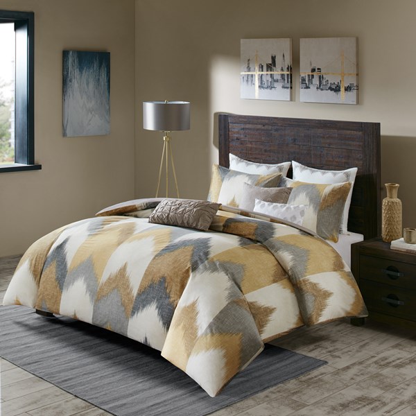 Alpine Comforter Mini Set - Yellow - King & California King Size